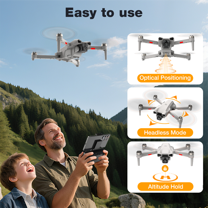 NEW Hot L017 Pro Drone Brushle - Drone Rc Fpv Pro avaliação e preço