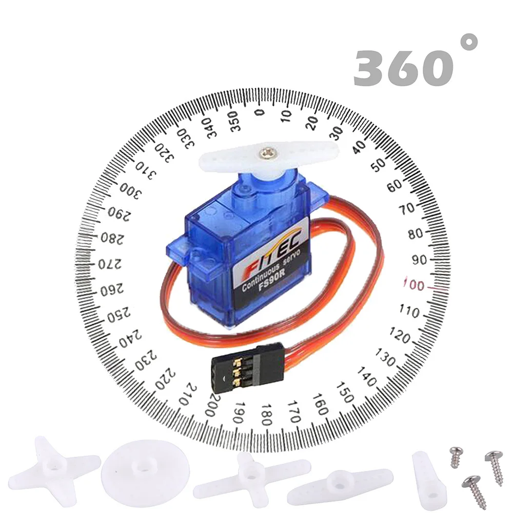 4Sets Feetech FS90R Servo 360  - Drone Rc Jet avaliação e preço