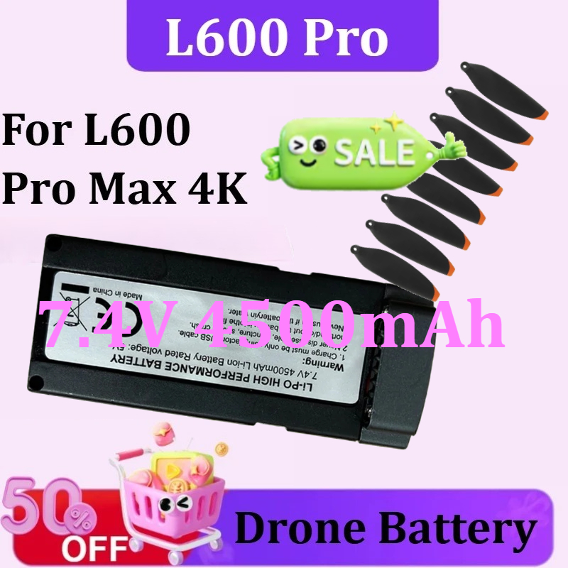 7.4V 4500mAh L600 Pro Max Batt - Lyzrc Drone avaliação e preço