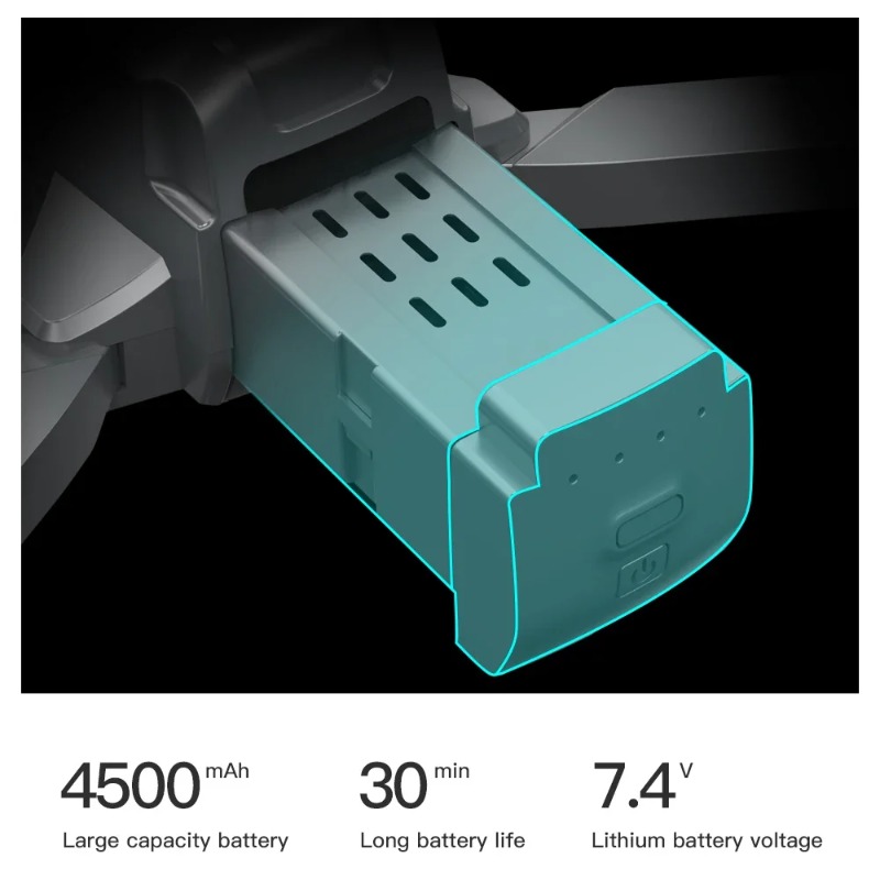 7.4V 4500mAh L600 Pro Max Batt - Lyzrc Drone avaliação e preço
