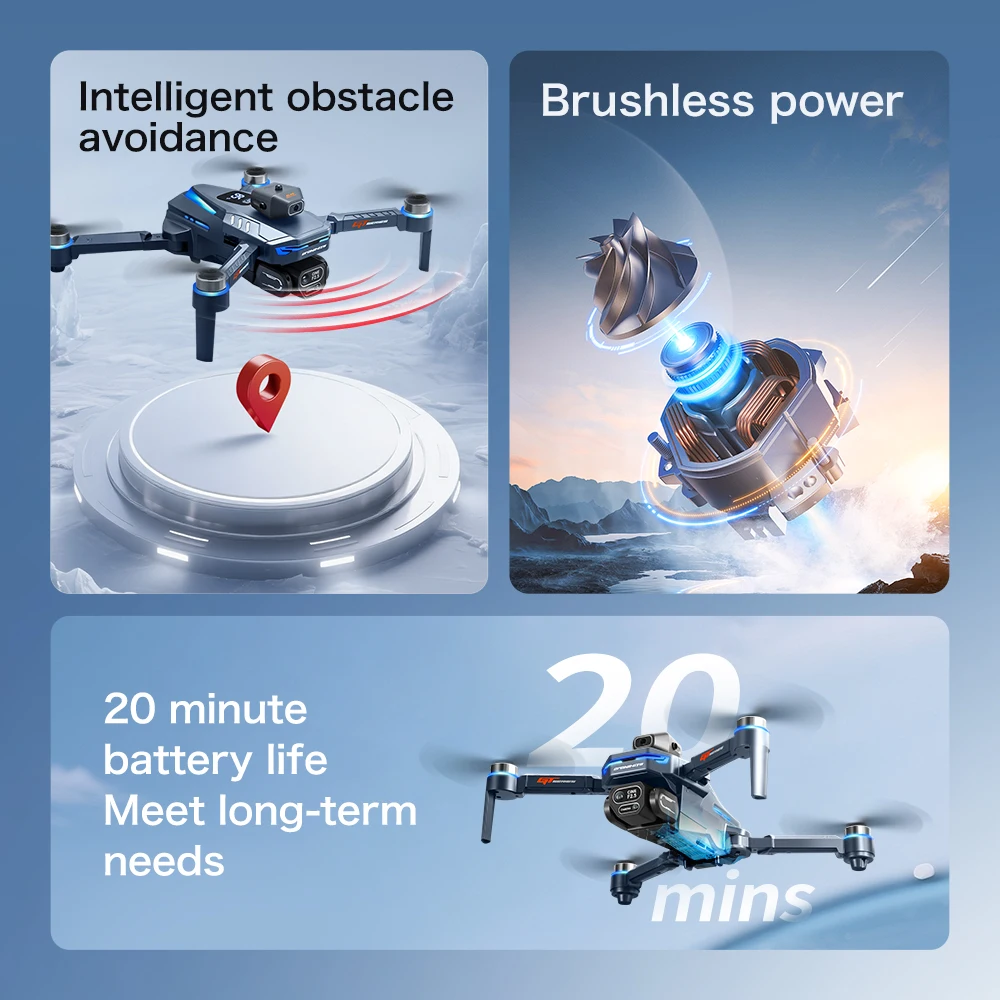 Lenovo GT8 Drone 8K Profession - Drone Gt8 Rc avaliação e preço