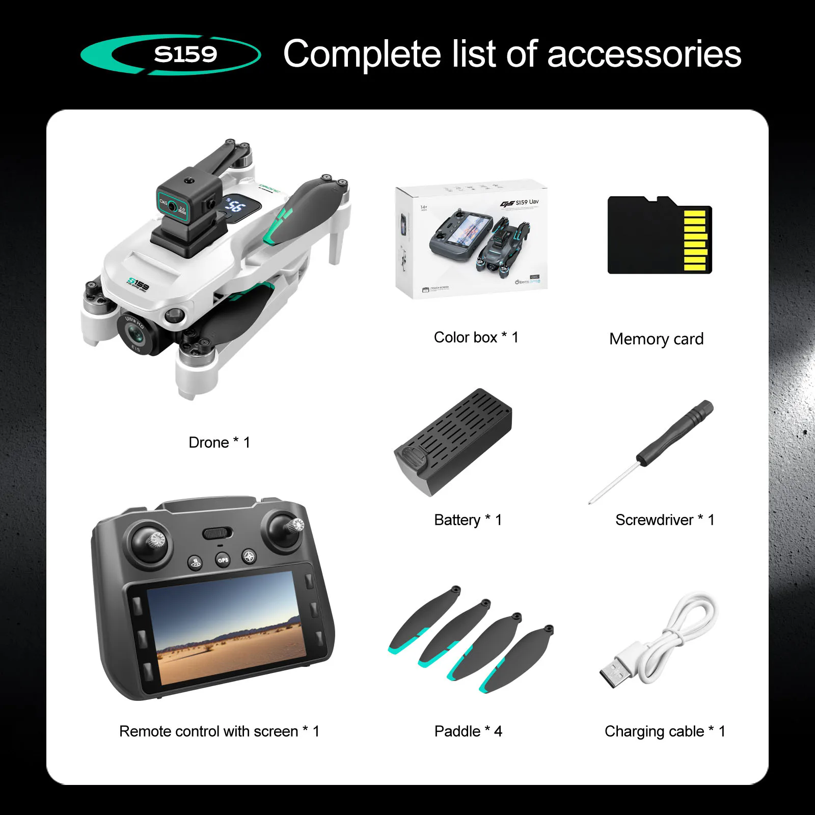 S159 GPS Rc Drone Spare Parts  - Drone Rc Gps S159 avaliação e preço